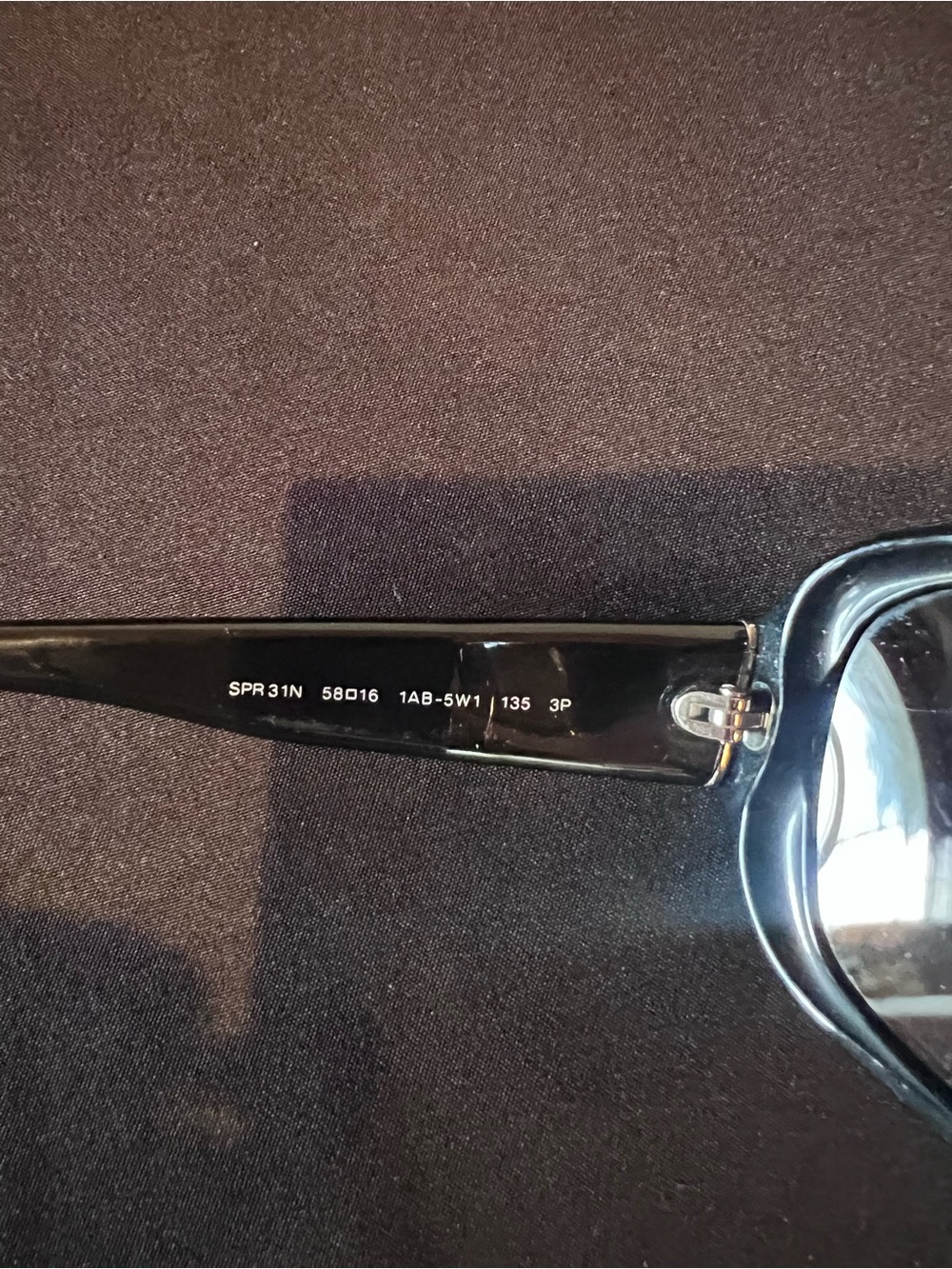 Prada Glossy Black Oversized Sunglasses - Picture 5 of 8